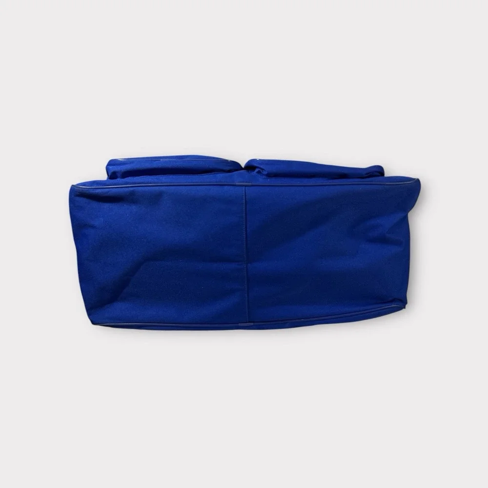 Polo Sport Ralph Lauren Duffle Blue Carry On Weekend Gym Bag  Blue Black XL Vtg